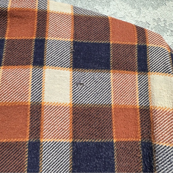 Vintage 70s 80s BAR-M RANCHER pearl snap quilted flannel - Picture 6 of 8